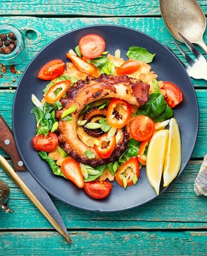 Spanish Grilled Octopus Salad