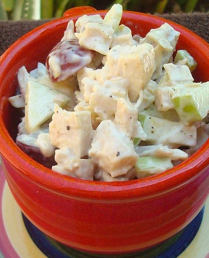 Chicken Salad with Grapes and Apples