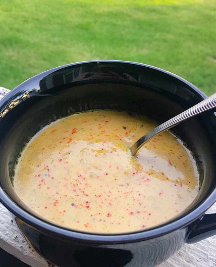 Instant Pot Keto Pumpkin Soup with Sausage
