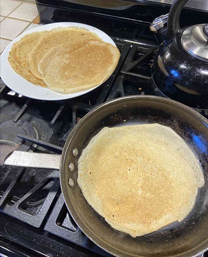 Sourdough Crêpes