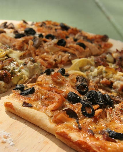 Vegetable Pizza Squares