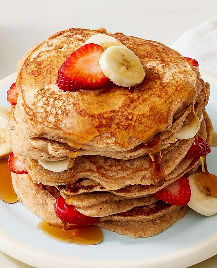 100% Whole Wheat Pancakes