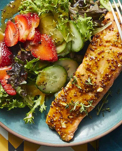 Maple Mustard Salmon