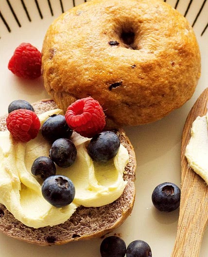 Blueberry bagels