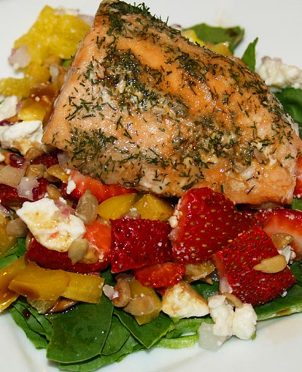 Colorful Salmon Salad