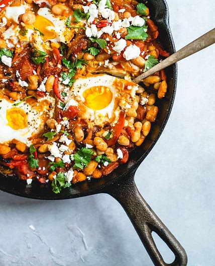 Easy Shakshuka with Feta