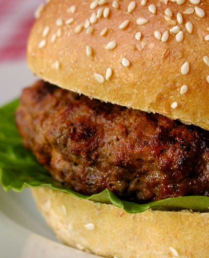 Buffalo Sauce Burgers Stuffed With Blue Cheese