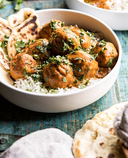 30 Minute Butter Chicken Meatballs