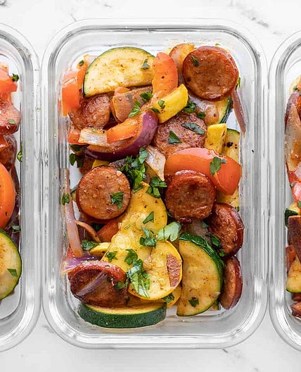 Cajun Sausage and Vegetables