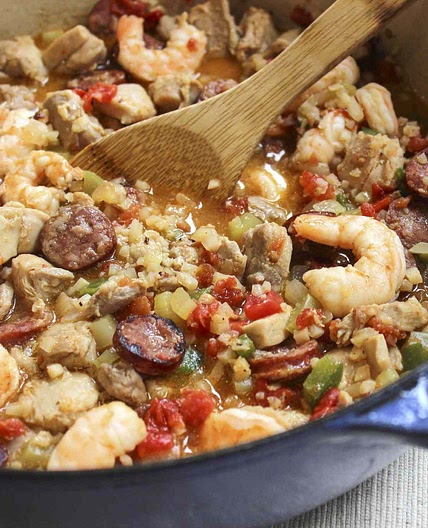 One-Pot Keto Jambalaya with Cauliflower Rice