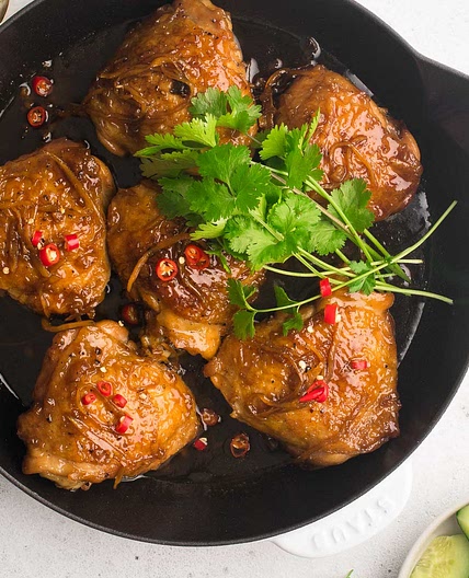 Vietnamese Caramel Chicken with Ginger