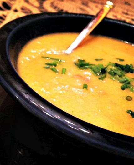 Cheesy Potato Leek Soup