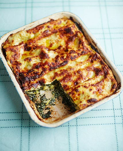 Spinach lasagne