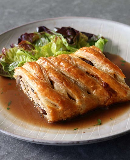 Chicken Mushroom Strudel
