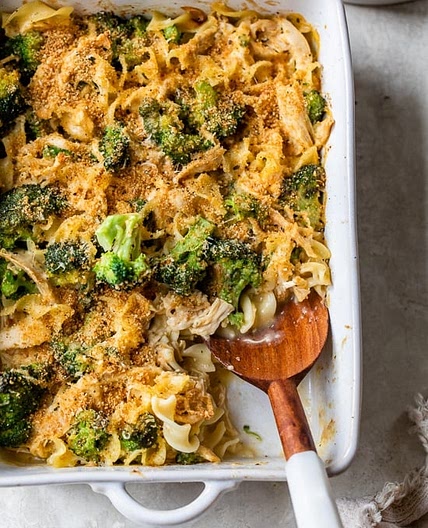 Chicken and Broccoli Noodle Casserole