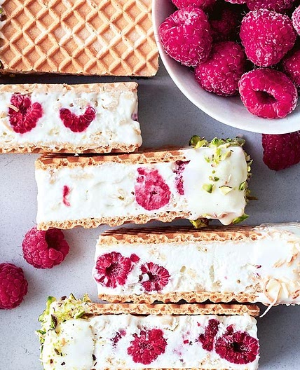 White Christmas ice-cream sandwiches recipe