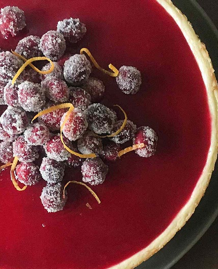 Cranberry Cheesecake