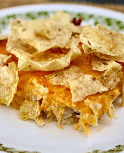 Cheesy Buffalo Chicken Casserole