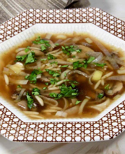 Mushroom and Leek Soup