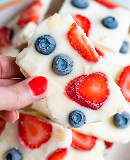 Frozen Yogurt Bark