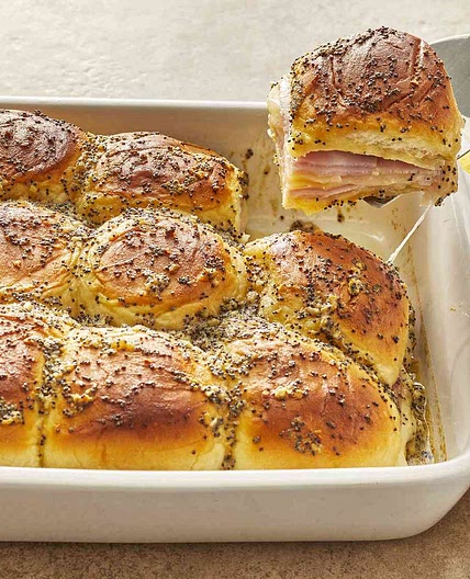 Baked Ham and Cheese Sliders