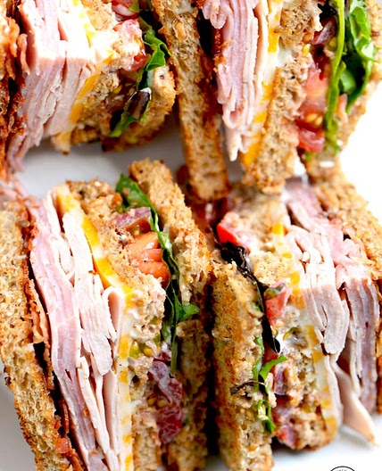 Club Sandwich (Turkey, Ham, Bacon)
