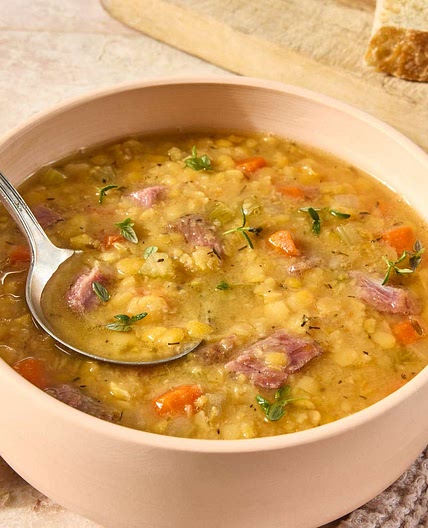 Canadian Yellow Split Pea Soup with Ham