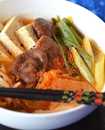 Kimchi and Tofu Soup