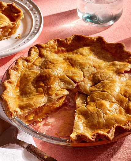 Peach Pie the Old Fashioned Two Crust Way