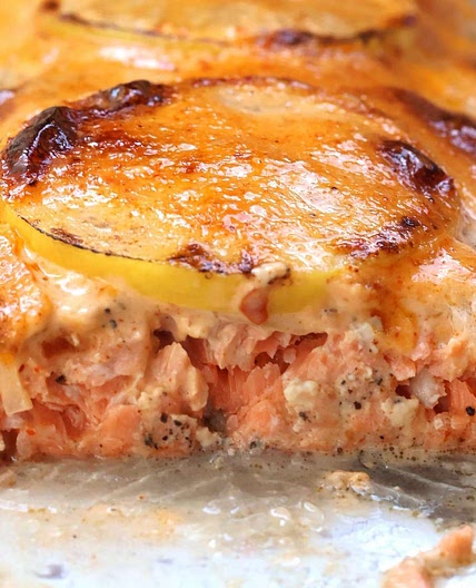 Harissa Baked Salmon