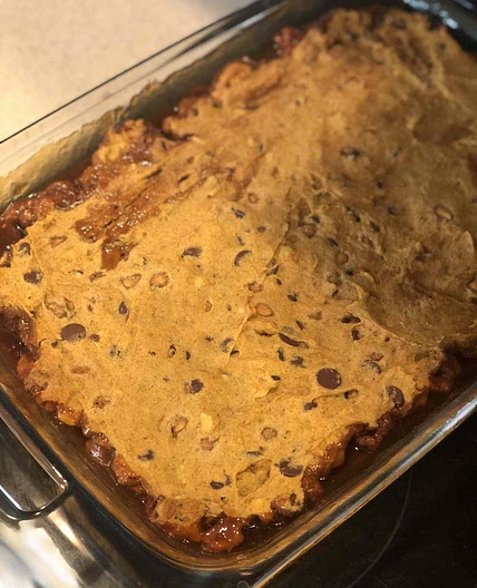 Caramel-Pumpkin Blondies