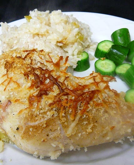 Bleu Baked Chicken and Rice