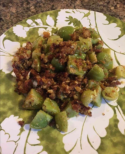 Fried Green Tomatoes without Cornmeal