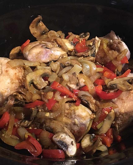 Slow Cooker Pheasant with Mushrooms and Olives
