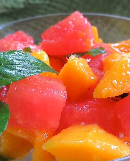 Watermelon Mango Salad
