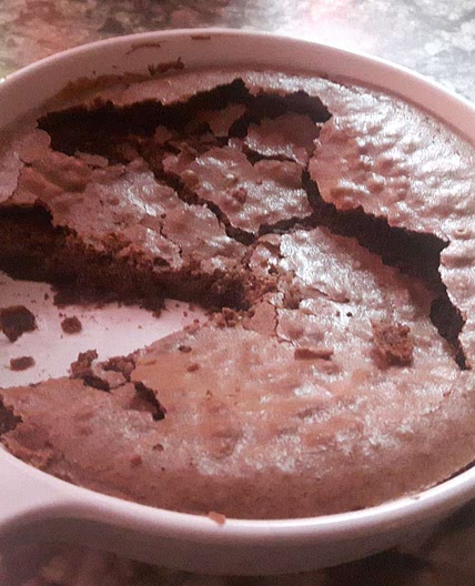 Swedish Sticky Chocolate Cake (Kladdkaka)