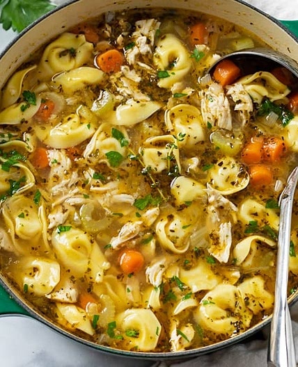 Chicken Tortellini Soup