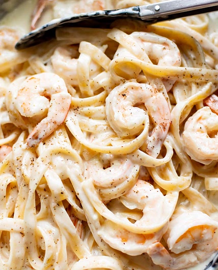 Easy Shrimp Alfredo