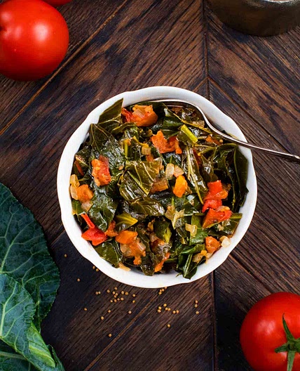 Instant Pot Collard Greens (Vegan, Easy!)