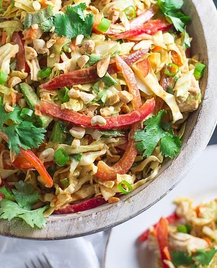 Low FODMAP Asian Chicken Salad