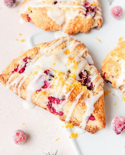 Fresh Cranberry Orange Scones