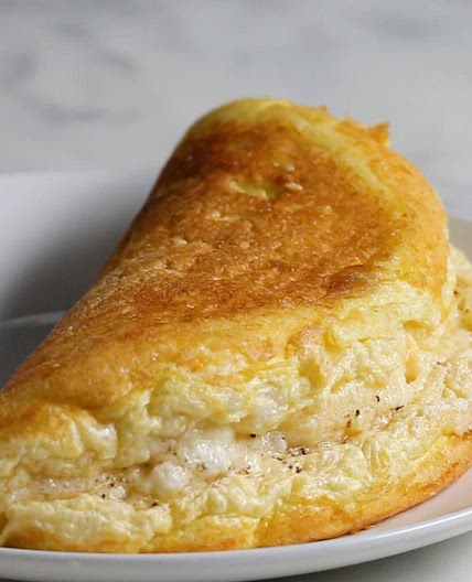 Super Fluffy Omelet Recipe by Tasty