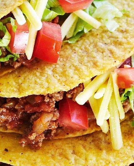 Aussie-style beef and salad tacos recipe