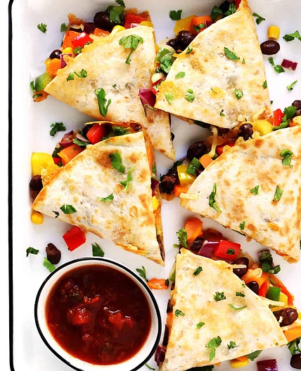 Easy Veggie Quesadillas