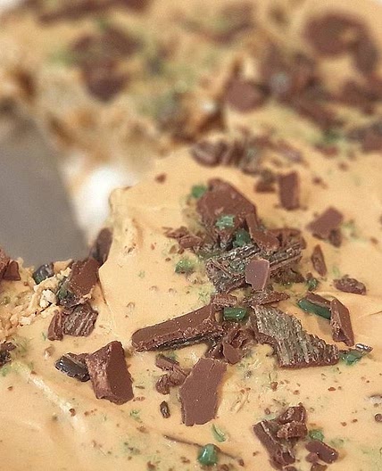 Peppermint crisp fridge tart recipe