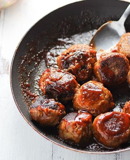 BBQ Vegan Lentil Meatballs