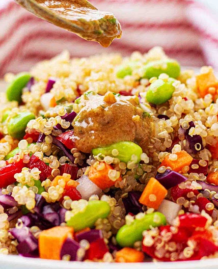High Protein Quinoa Salad