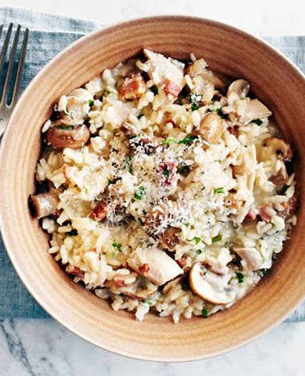 Chicken & mushroom risotto