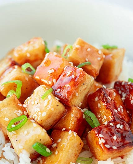 Easy Vegan Orange Tofu