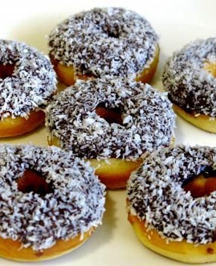 Lamington Doughnuts recipe